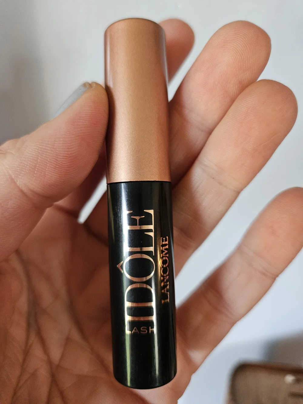 4 Lancôme Lip Set idole mascara.  Mutterglow lip, 274 lip, 53 tea is hot pencil
